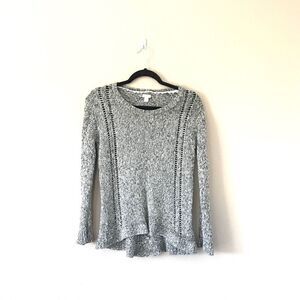 Hinge  Knit  High Low Lightweight Sweater